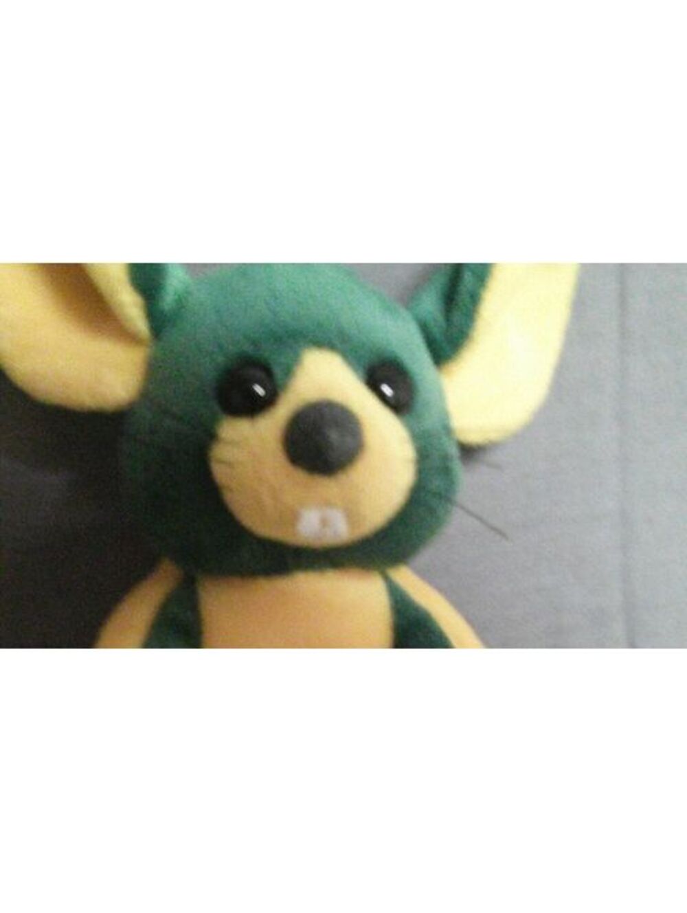 Green Bay Packers Curly Plush Mouse Mascot